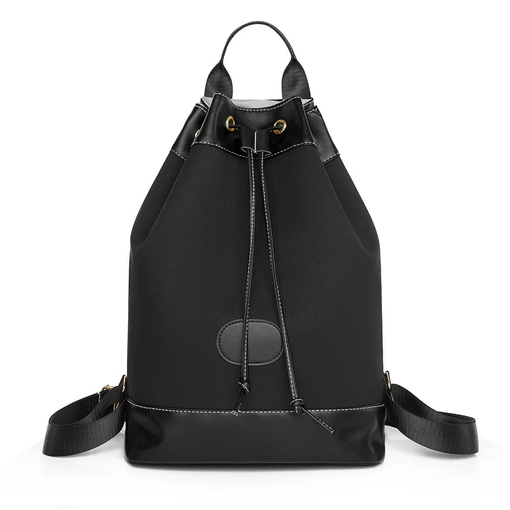 2024 New Women's Anti theft Backpack High Quality Large Capacity Soft Leather Bag Women's Fashion Trendy Bucket Bags Sac A Main