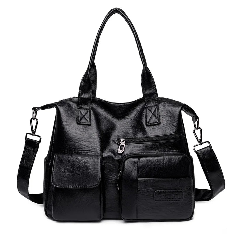 2024 Spring New Girl Wallet and Shoulder Bag Retro Luxury Handbag Women's Designer Multi Pocket Large Capacity Shopping Bags