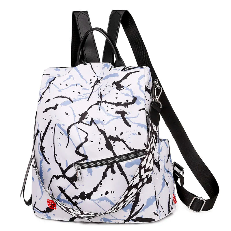 2024 Waterproof Oxford Women Backpack Fashion Anti-theft Women Backpacks Print School Bag High Quality Large Capacity Backpack
