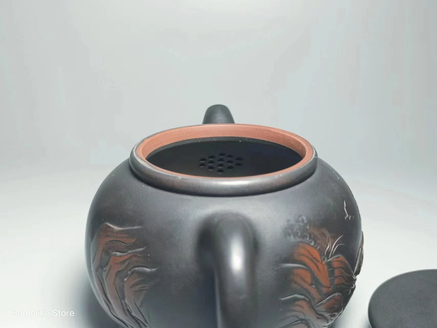 210ml Jianshui Purple Clay Handmade Lotus Carving Tea Pot(Not Yixing Zisha) Kung Fu Tea Set Drinkware Tea Ceremony
