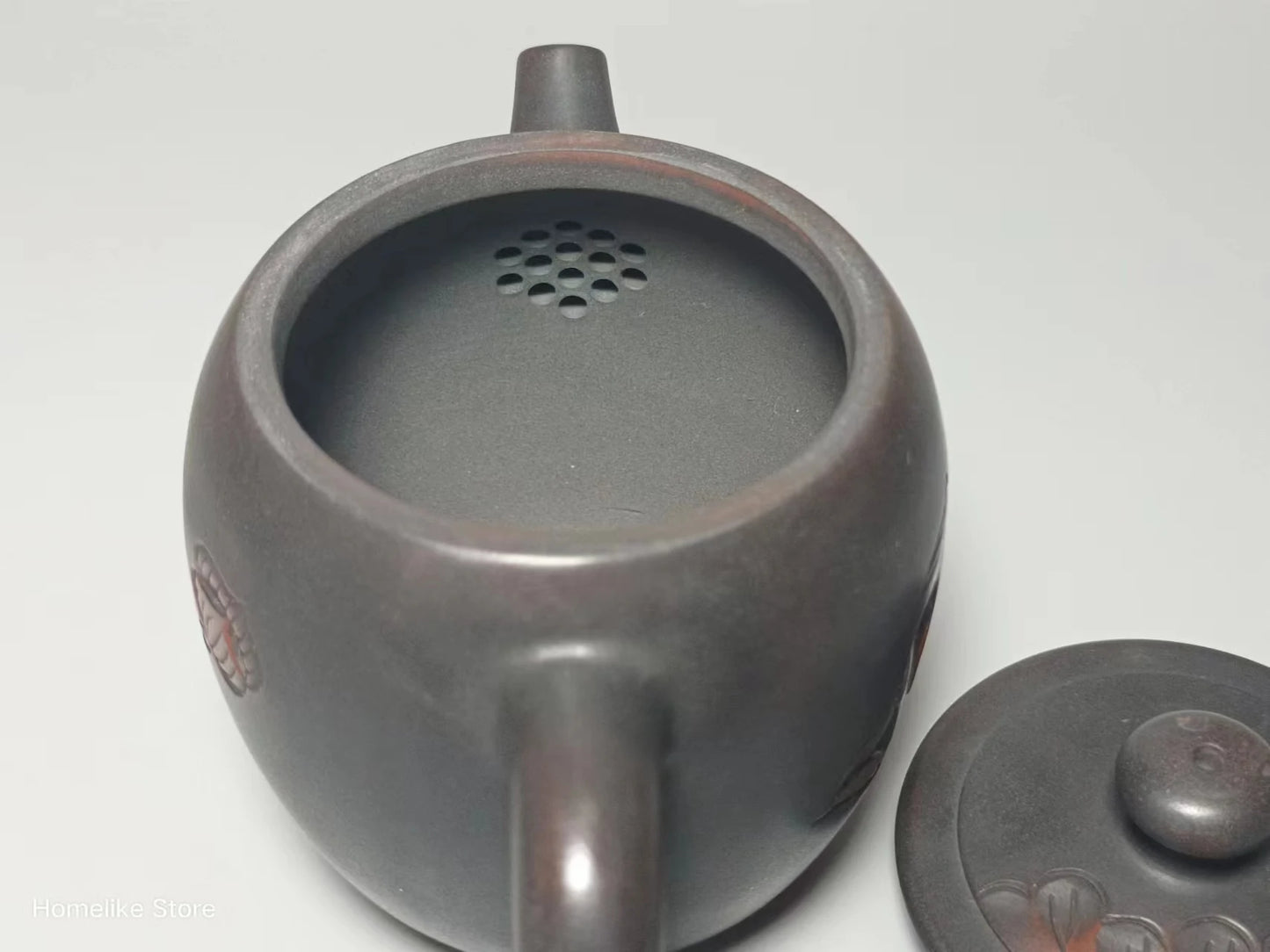 210ml Jianshui Purple Clay Handmade Lotus Carving Tea Pot(Not Yixing Zisha) Kung Fu Tea Set Drinkware Tea Ceremony