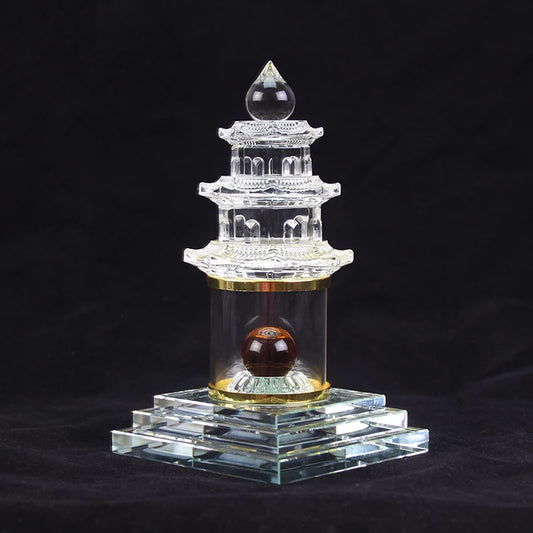 21CM high grade buddha Pagoda HOME efficacious Tantric talisman Tibet Buddhism buddha dagoba stupa tower crystal pagoda statue