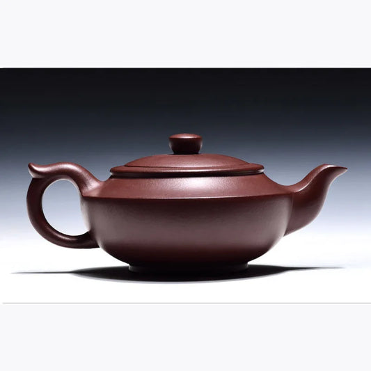 230cc handmade purple clay teapot Yixing raw ore old purple clay handmade large capacity single teapot