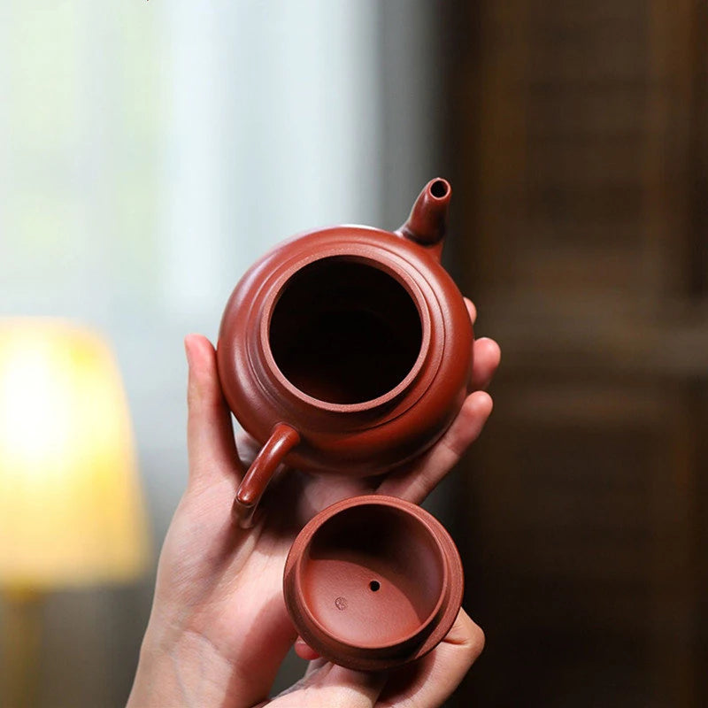 230ml Chinese Yixing Famous Purple Clay Teapots Handmade Tea Pot Raw Ore Dahongpao Mud Beauty Kettle Zisha Tea Set Teaware