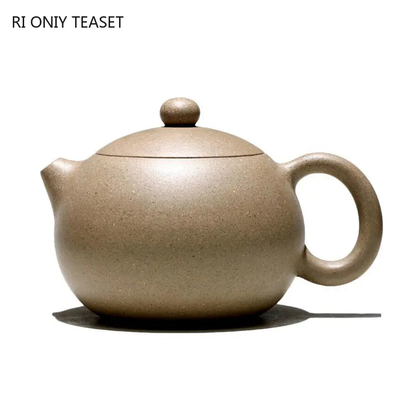 230ml Chinese Yixing High-end Purple Clay Teapots Famous Handmade Xishi Tea Pot Raw Ore Sesame Duan Mud Kettle Zisha Tea Set