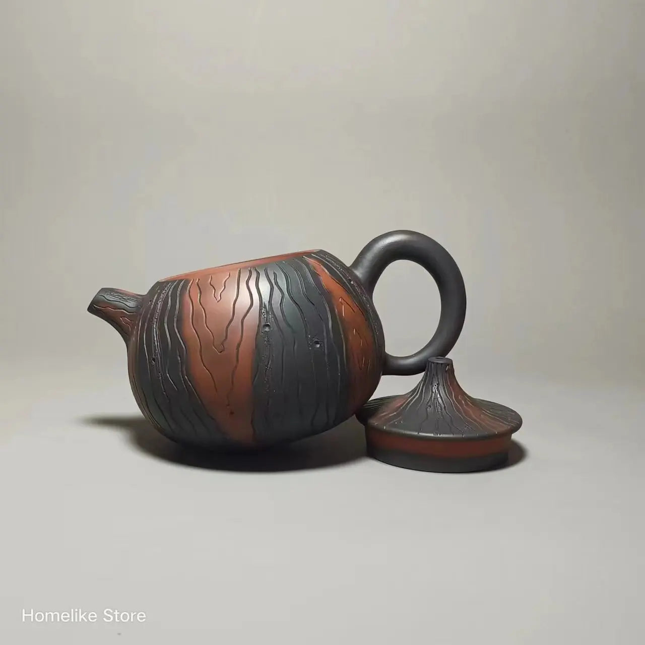 230ml Jianshui Purple Clay Pure Handmade Tree Stump Tea Pot(Not Yixing Zisha) Kung Fu Tea Set Drinkware Tea Ceremony