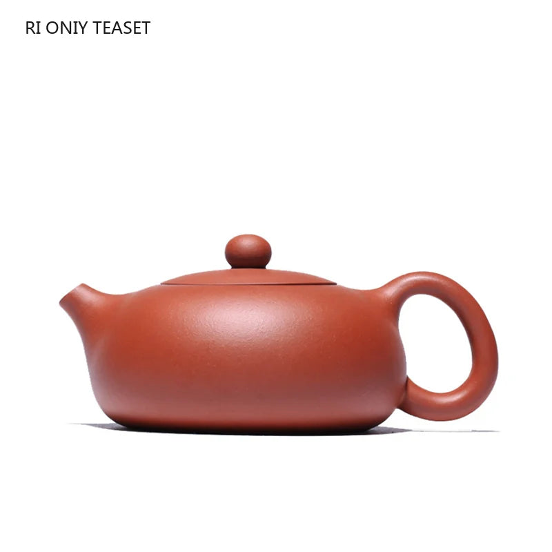 230ml Yixing Famous Purple Clay Teapots Xishi Tea Pot Ball hole Filter Kettle Raw Ore Handmade Zisha Tea Set Customized Gifts