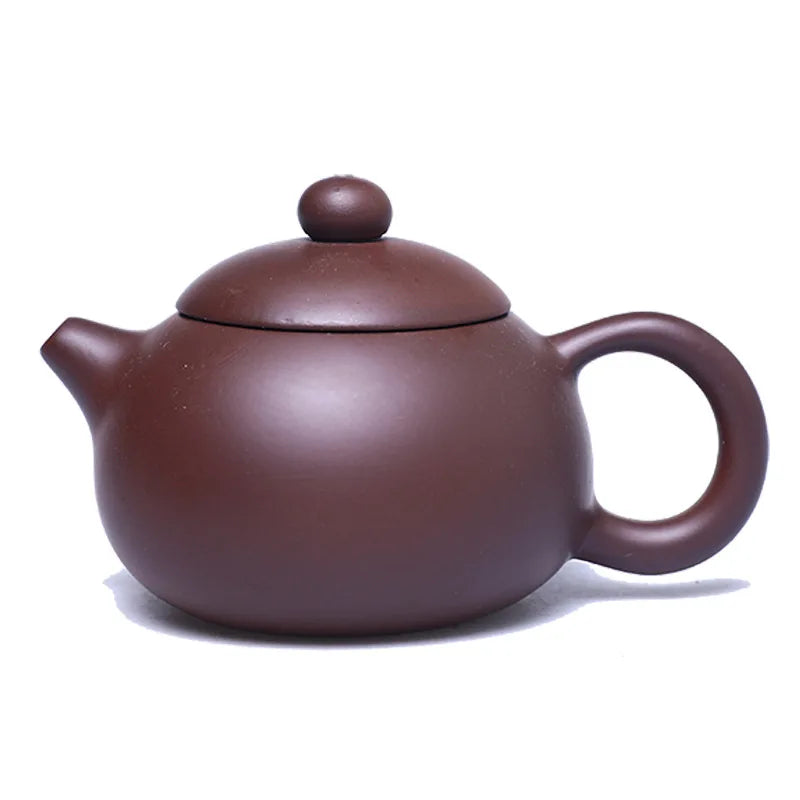 240ML Yixing Teapot Real Handmade Chinese Kettle Ball Hole Filter Purple Clay Tea Pot Puer xishi Teaware Kung Fu Zisha Teaset