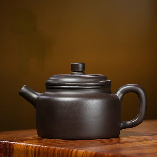250ml Yixing Classic Tea Pot Purple Clay Ore Beauty Kung Fu Teaware Kettle Raw Ore Teapots Tea Ceremony Supplies