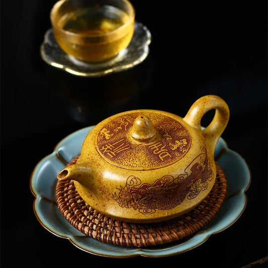 260ml Yixing Purple Clay Teapot Tradition Kettle Chinese Zisha Beauty Tea Infuser Custom Tea Ceremony Gifts