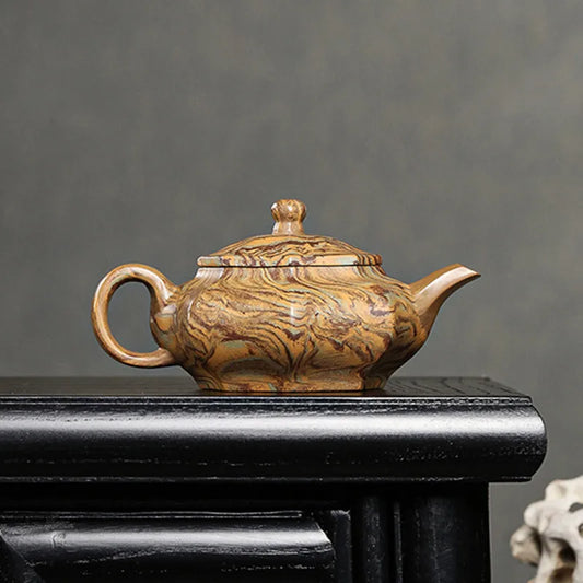 270ml Boutique Yixing Purple Clay Teapot Handmade Filter Kettle Antique Section Mud Beauty Tea Infuser Zisha Tea Accessories
