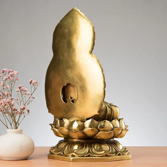 27CM large the Bodhisattva Manjusri buddha # Home family Lobby hall Temple Effective protection FENG SHUI brass buddha statue
