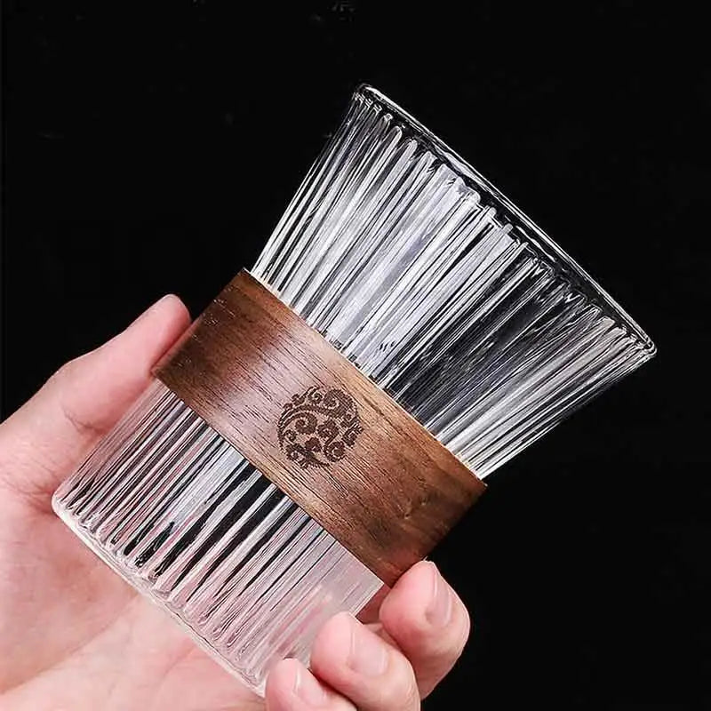 300Ml Japanese Glass Tea cup Heat-Resistant Glass Teapot Puer Kettle Kung Fu Tea Set Tea Ceremony Cup office Water cup