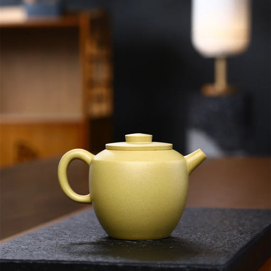 300cc Yixing Purple Clay Pot Collection Gold Section All Handmade Teapot Drinking Pu'er Kung Fu Tea Set Chinese Teapot