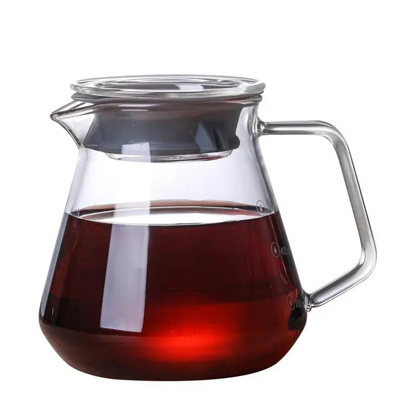 300ml/500ml Transparent Glass Tea Pot Borosilicate Coffee Maker Heat Resistant Glass Teapot Kitchen Teaware Tea Pot With Infuser