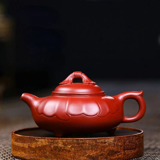 300ml Yixing Purple Sand Pot Hand Brewing Teapot Tea Set Original Mine Dahongpao Kettle Zisha Tea Set Gifts