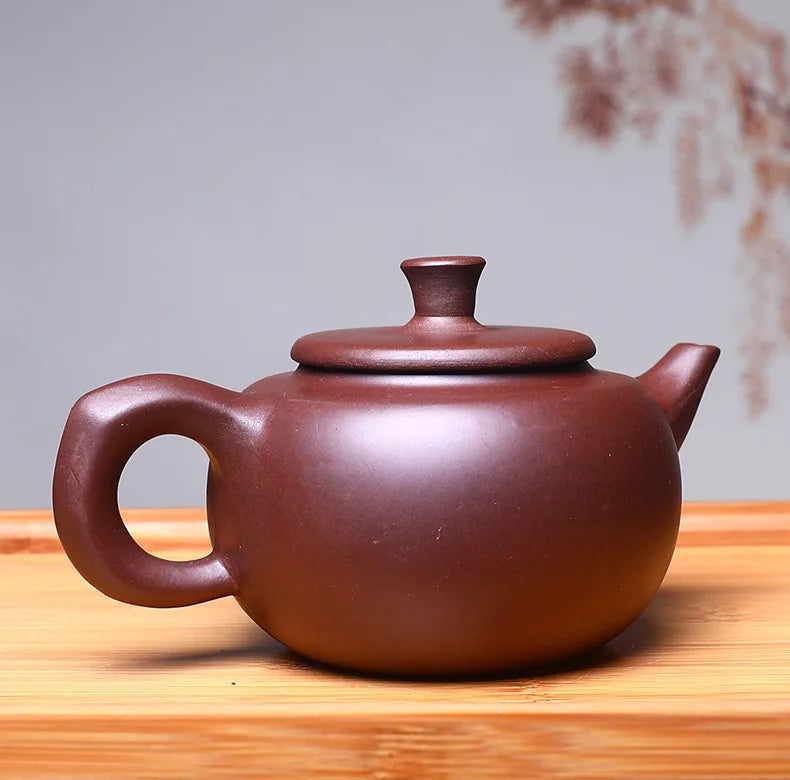 320cc Hand-painted Yixing Purple Clay Teapot Ball Hole Filter Beauty Kettle Chinese Zisha Tea Set Tradition Custom Tea Pot Gifts