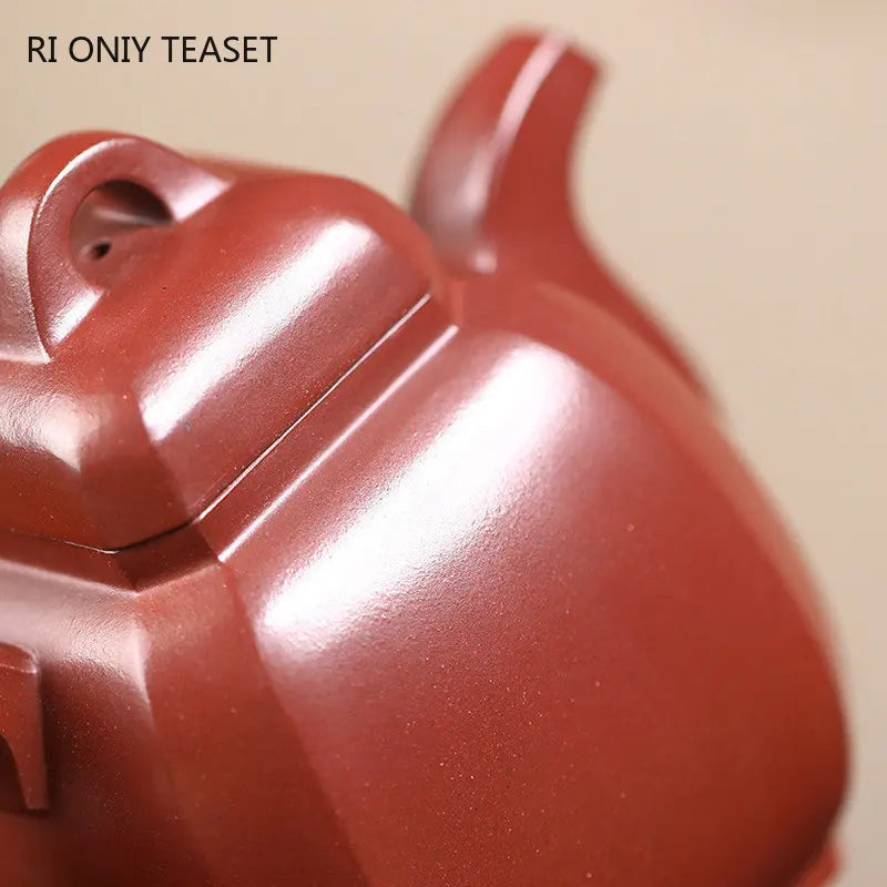 320ml Chinese Yixing Large Capacity Purple Clay Teapots Famous Handmade Tea Pot Raw Ore Purple Mud Kettle High-end Zisha Tea Set