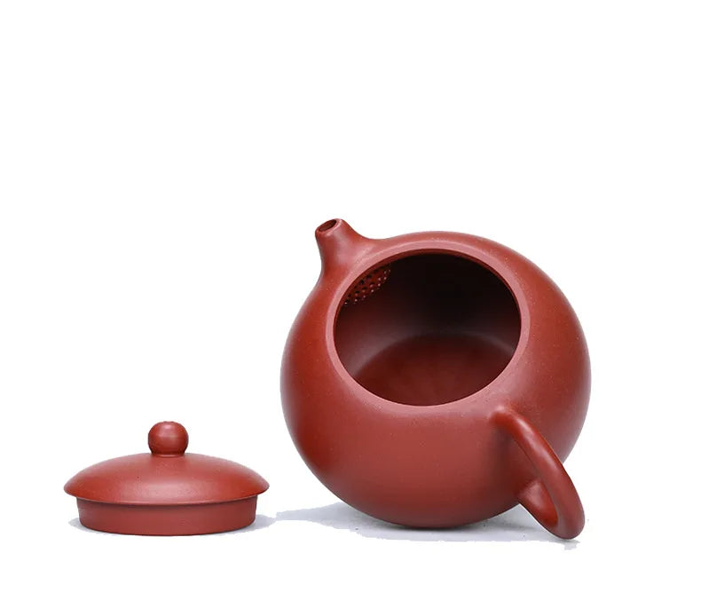360ml Boutique Dahongpao Purple Clay Teapot Handmade Ball Hole Filter Beauty Tea Pot High Quality Yixing Zisha Tea xishi