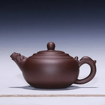 390ml big tea pot marked dragon design yixing zisha pot Chinese kungfu pot of tea half handmade China tea brewer pots on sales