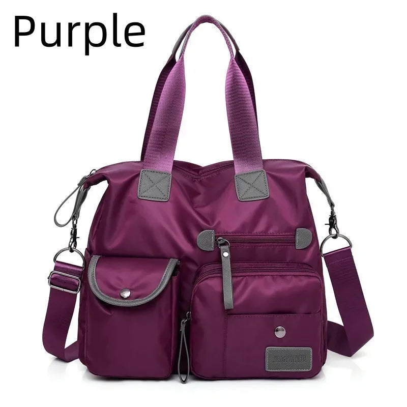 4 Colors New Arrival Nylon Women Messenger Casual Large Capacity Ladies Handbag Female Crossbody Shoulder Bags Waterproof