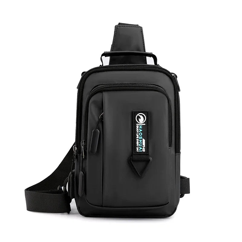4 USES Nylon Backpack Rucksack Knapsack For Men Cross Body Bags Travel Male Fashion One Shoulder Messenger Chest Pack Bag New