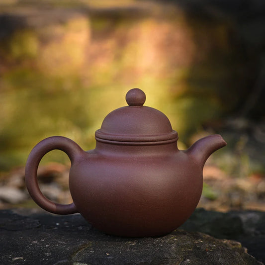 400CC Yixing Purple Clay Teapot Chinese Kettle Puer Tea Set Spherical Top Grade Teaware Real Handmade Kung Fu Zisha Tea Pot