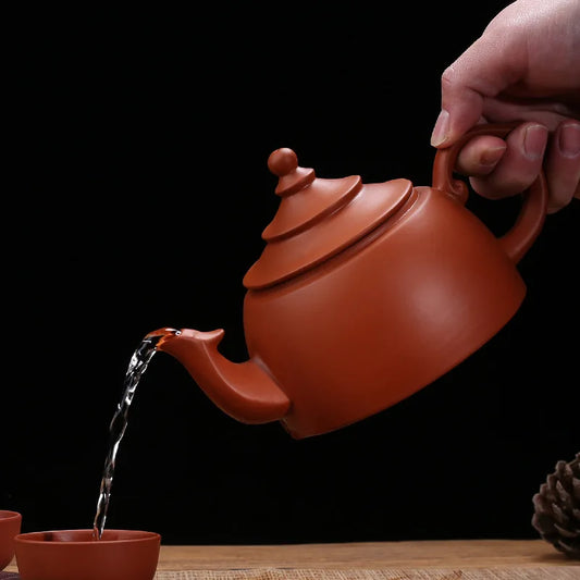 500cc Yixing Chinese Tea Pot Purple Clay Filter Teapots Beauty Kettle Famous Raw Ore Household Handmade Zisha Tea Set Authentic