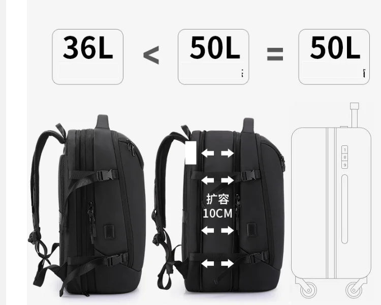 50L large Capacity Brand School Backpack bag for College student Oxford Waterproof men travel backpack Bag laptop Backpack Bag
