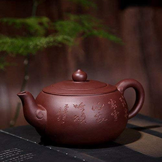 Porcelain Yixing Zisha Teapot Flat Tea Pot 400ml Handmade Kung Fu Tea Set Teapots Ceramic Chinese Ceramic Sets Kettle Gift Amazing