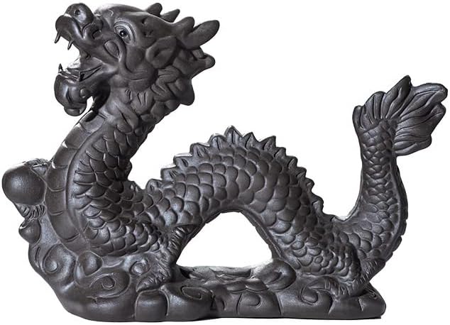 Chinese Purple Clay Tea Pet Dragon Cute Funny Tea Accessories Lazy Kung Fu Tea Sets For Tea Lovers Home Car Shelves Decor (Dragon_2)