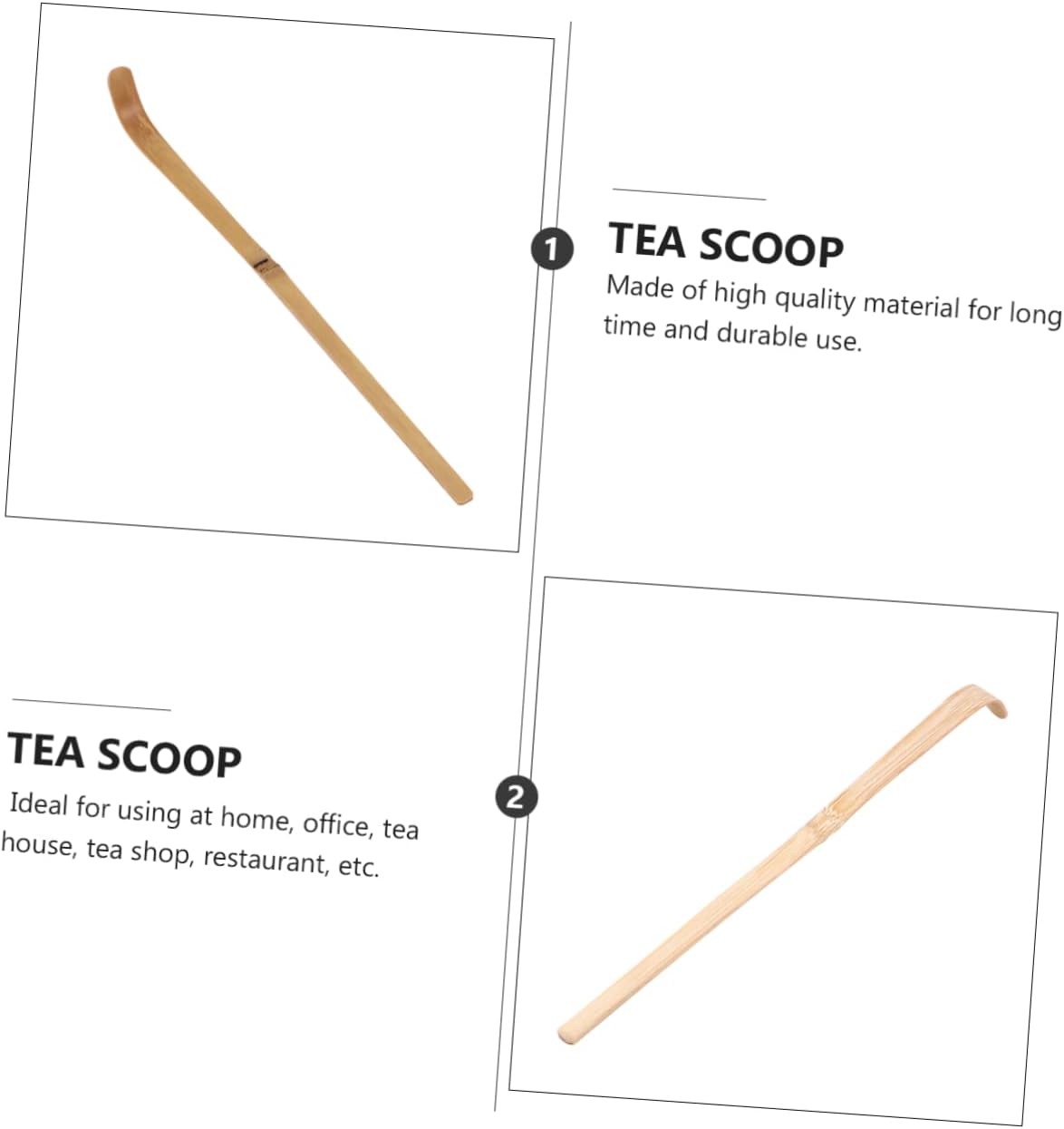 Angoily 2 Pcs Tea Dial Japanese Chashaku Hooked Tea Needle Ice Pick Matcha Tea Scoop Puerh Tea Tool Ice Brick Tea Cake Japanese Tools Durable Tea Tool Tea Cone Bamboo Tea Tools