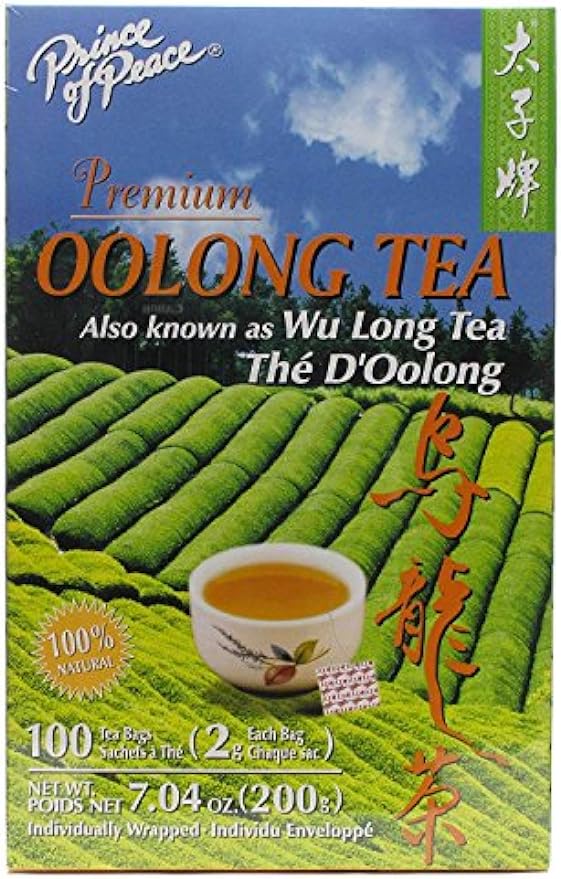Prince of Peace Oolong Tea - 100 Tea Bags net wt. 6.35oz (180g)