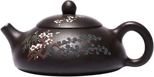 Teapot Yixing Purple Clay Teapot Famous Handmade Ball Hole Filtration Tea Pot Chinese Authentic Zisha Tea Set Kettle Tea Ceremony Tea Kettle