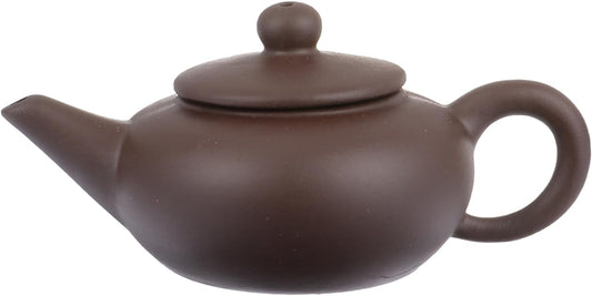 Ciieeo 1pc Teapot Lemonade Pitcher Zisha Clay Pot Porcelain Tea Pot Beverage Pitcher Porcelain Tea Kettle Gongfu Tea Kettle Teaware Mini Tea Pot Kung Fu Tea Ceramics Office Can Be Raised