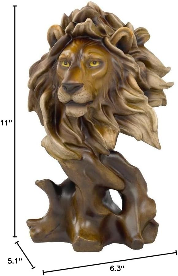 10.8 Inch Resin Tiger Statue Sculpture Animal Collectible Figurine Gift Idea Home Desktop Decoration