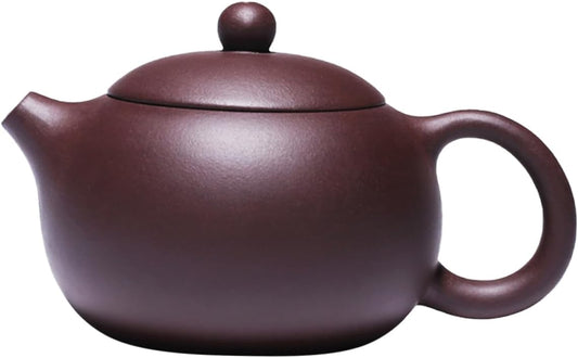 OKUMEYR Asian Teapot with Handle Clay Kettle Pot Purple Sand Tea Zisha Teapot Clay Teapot Clay Tea Pot Chinese Teapot Clay Loose Leaf Tea Maker Purple Clay Porcelain Teapot Ceramics Office