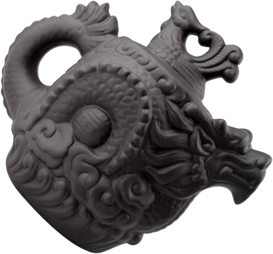 Mikinona Dragon Phoenix Purple Clay Teapot Dragon Teapot Brass Teapot Tea Pot Tea Kettle Ceramic Zisha Teapot Tea Maker Kettle Porcelain Kettle Cast Iron Teapot Embossed Travel China