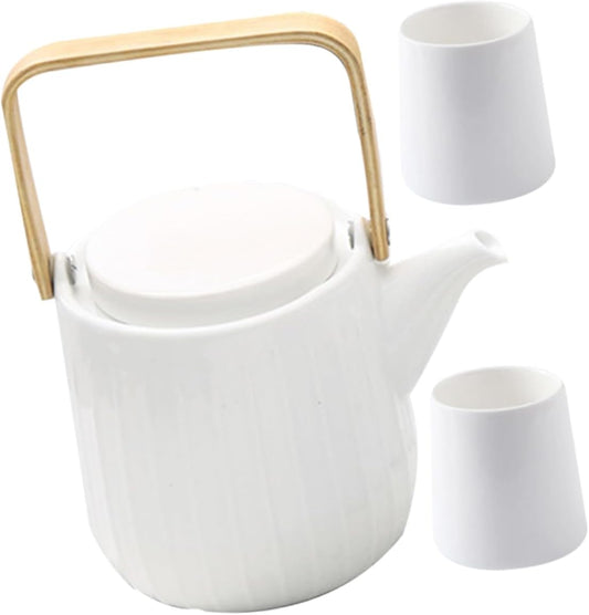 BESTOYARD 1 Set Ceramic Teapot Gongfu Tea Pot Stovetop Tea Kettle Water Kettle Stovetop European Style Teapot Zisha Tea Pot Classic Tea Pot Chinese Office Old Fashioned Flower Teapot Wood