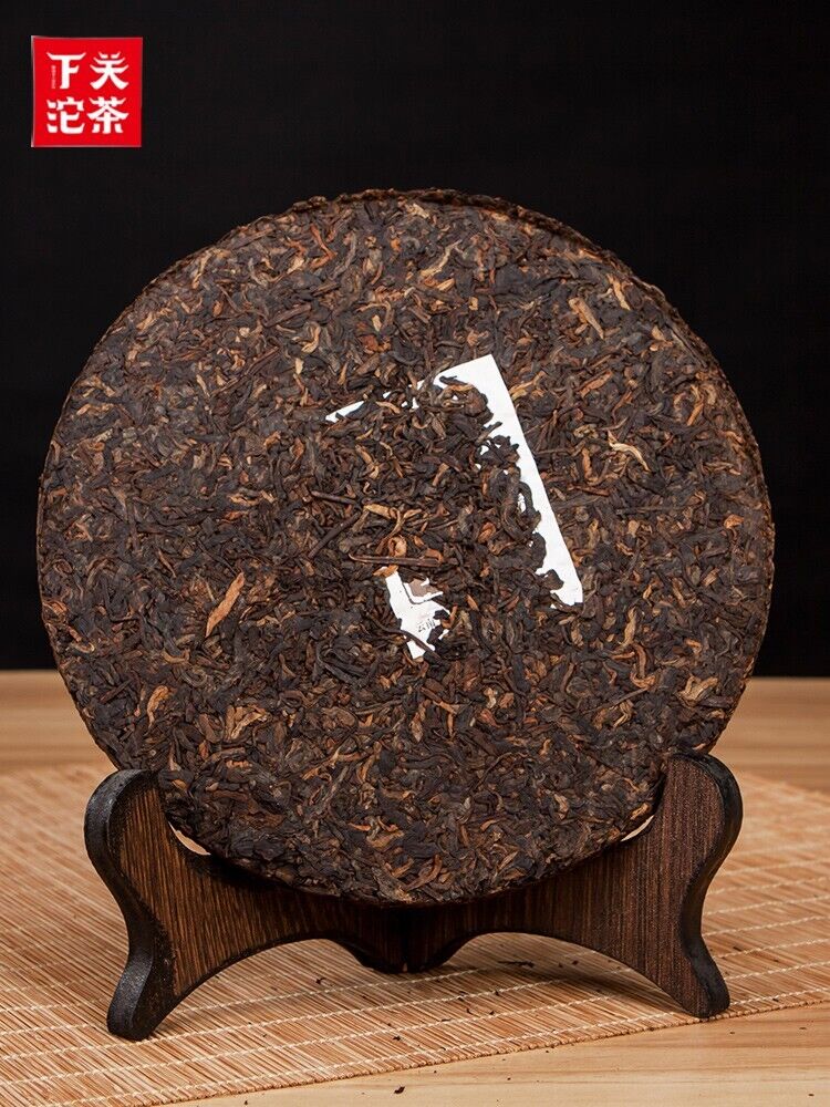357g tie bing Pu-erh Pu'er Tea Puer Ripe Cake 8663 Yunnan XiaGuan Tuocha 普洱 2017