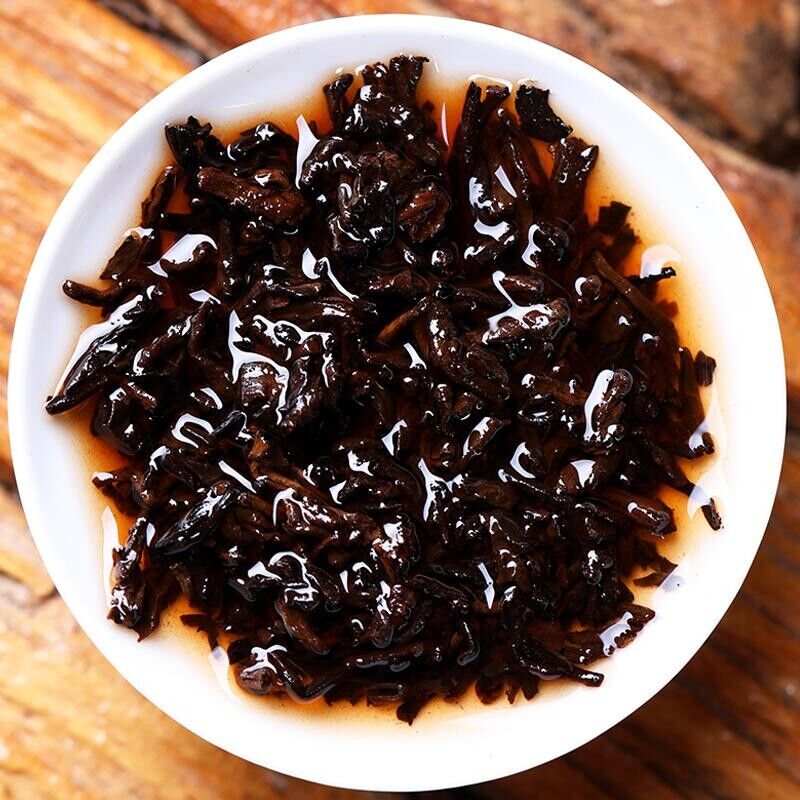 357g,2021 China ZhongCha JIN HAO YU LIAN Pu er RIPE Cake tea,YUNNAN puer tee erh