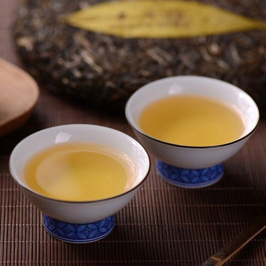 2021 Yunnan Jingmai "Gan tian"spring old tree Qizi Pu erh Tea UnCooked raw Cake