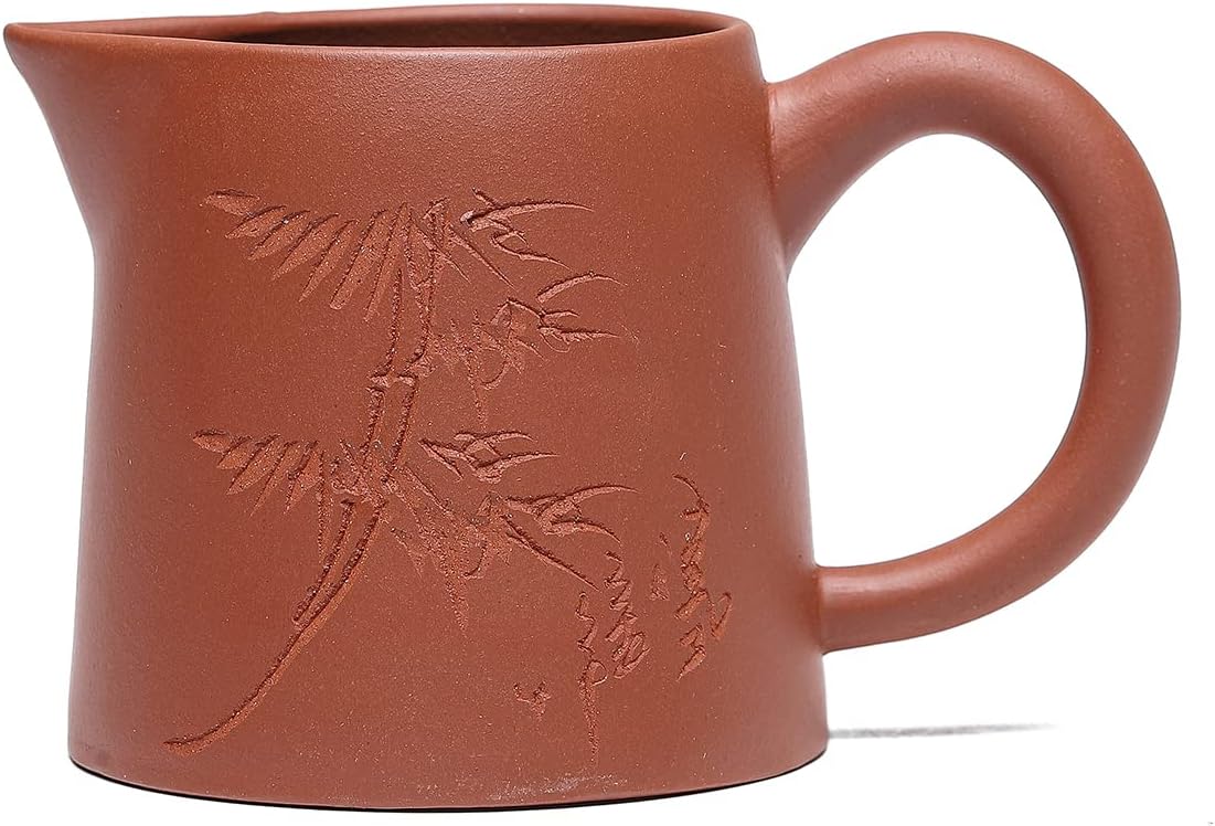 SILINE Yixing Clay Tea Sharing Cup 7.4 Oz for Infuse brewing Kungfu Tea Services -Zini Purple Clay