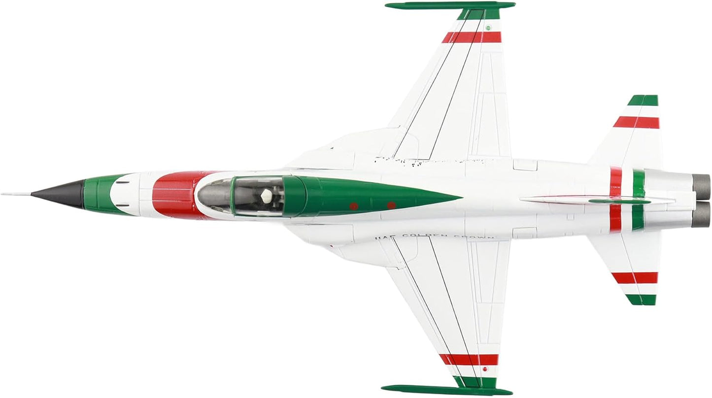 Hobby Master | 1:72 Scale Diecast Military Aircraft Replica | F-5E IIAF Golden Crown IIAF, 1970s (with Decals for No1. to No.8 Planes) | Model HA3397b