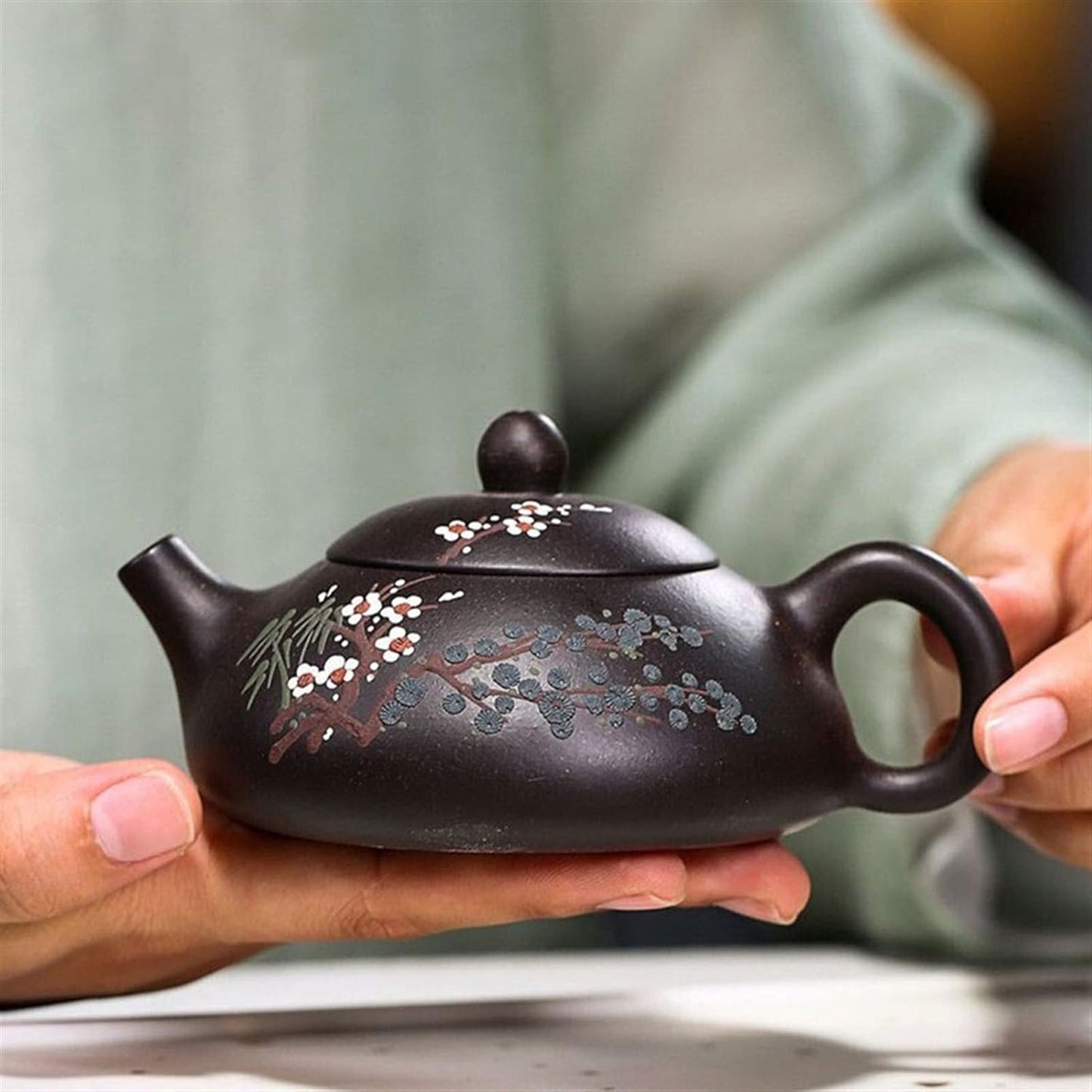 Teapot Yixing Purple Clay Teapot Famous Handmade Ball Hole Filtration Tea Pot Chinese Authentic Zisha Tea Set Kettle Tea Ceremony Tea Kettle