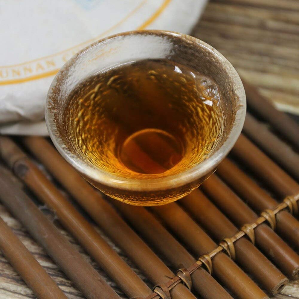 FullChea - 2007 Mengku Muyechun Raw Pu-erh Tea - Pu Erh Tea Loose Leaf - Sheng Puerh From Yunnan - Detox Tea - 14.11oz / 400g