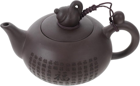 FUNOMOCYA 1pc Teapot Stovetop Whistling Kettle Whistle Ceramic Tea Pot Zisha Clay Tea Pot Coffee Espresso Pot Retro Tea Pot Japanese Tea Pot Tea Making Pot Antique Ceramics Concentrate