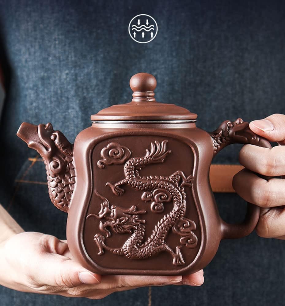 Chinese Yixing Handmade Purple Clay Teapots with Filter Ceramic Teapot Traditional Zisha Kungfu Tea Kettle A09