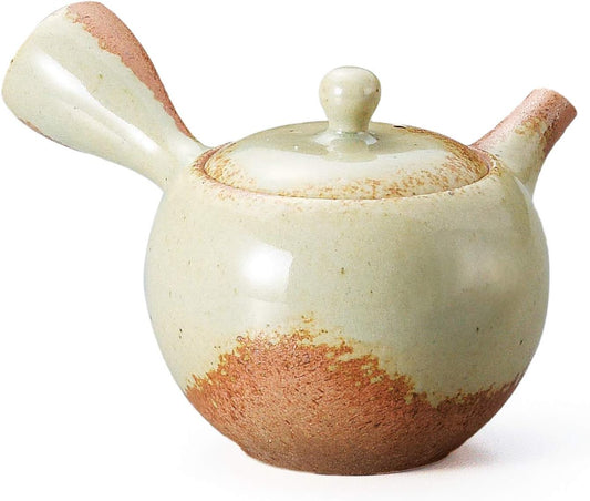 Yamaki Ikai G531 Ichintou Ash Glazed Teapot, Brown, 8.1 fl oz (230 ml)