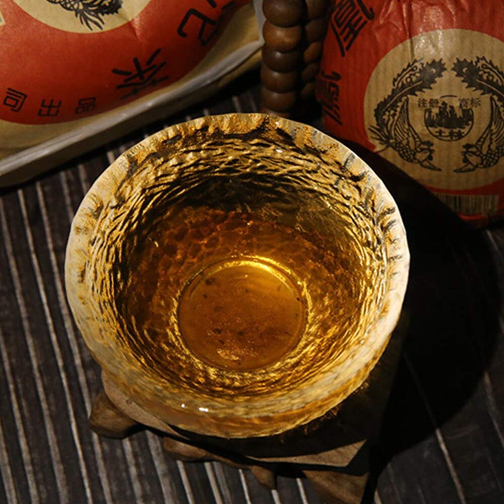 FullChea - 2005 Tulin Raw Pu-erh - Pu Erh Tea Loose Leaf - Sheng Puerh Tuocha From Yunnan - Increases Energy (17.6oz/ 500g)